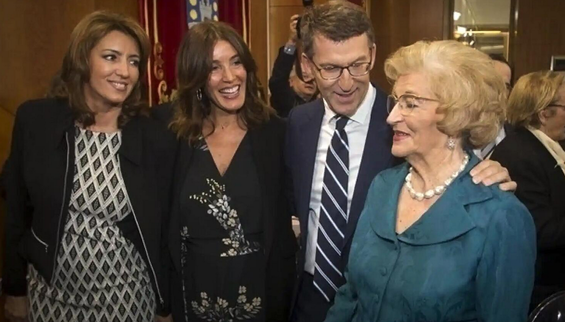 La familia Feijóo en una imagen de archivo. Foto: Xunta.