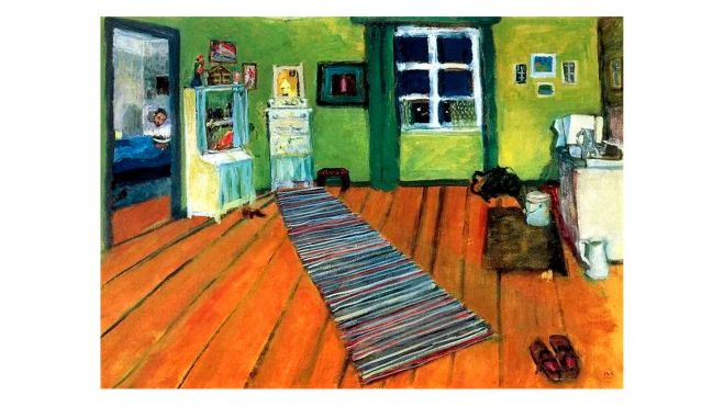 Interior,Gabriele Münter 1909