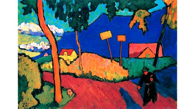 Noche, Gabriele Münter 1909