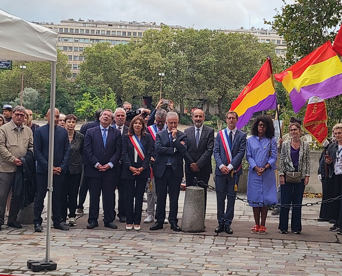 Homenaje a la Nueve. 80 años de la liberación de Paris. Foto Carlos de Urabá