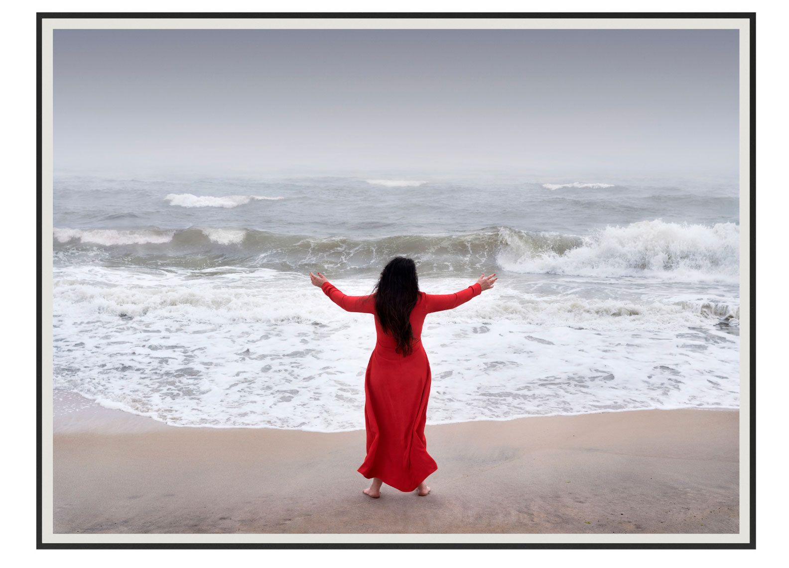 Marina Abramović (b. 1946), Performance for the Oceans, 2024. 59 x 79⅞ in (150 x 203 cm). This work is from an edition of three, plus two artist’s proofs