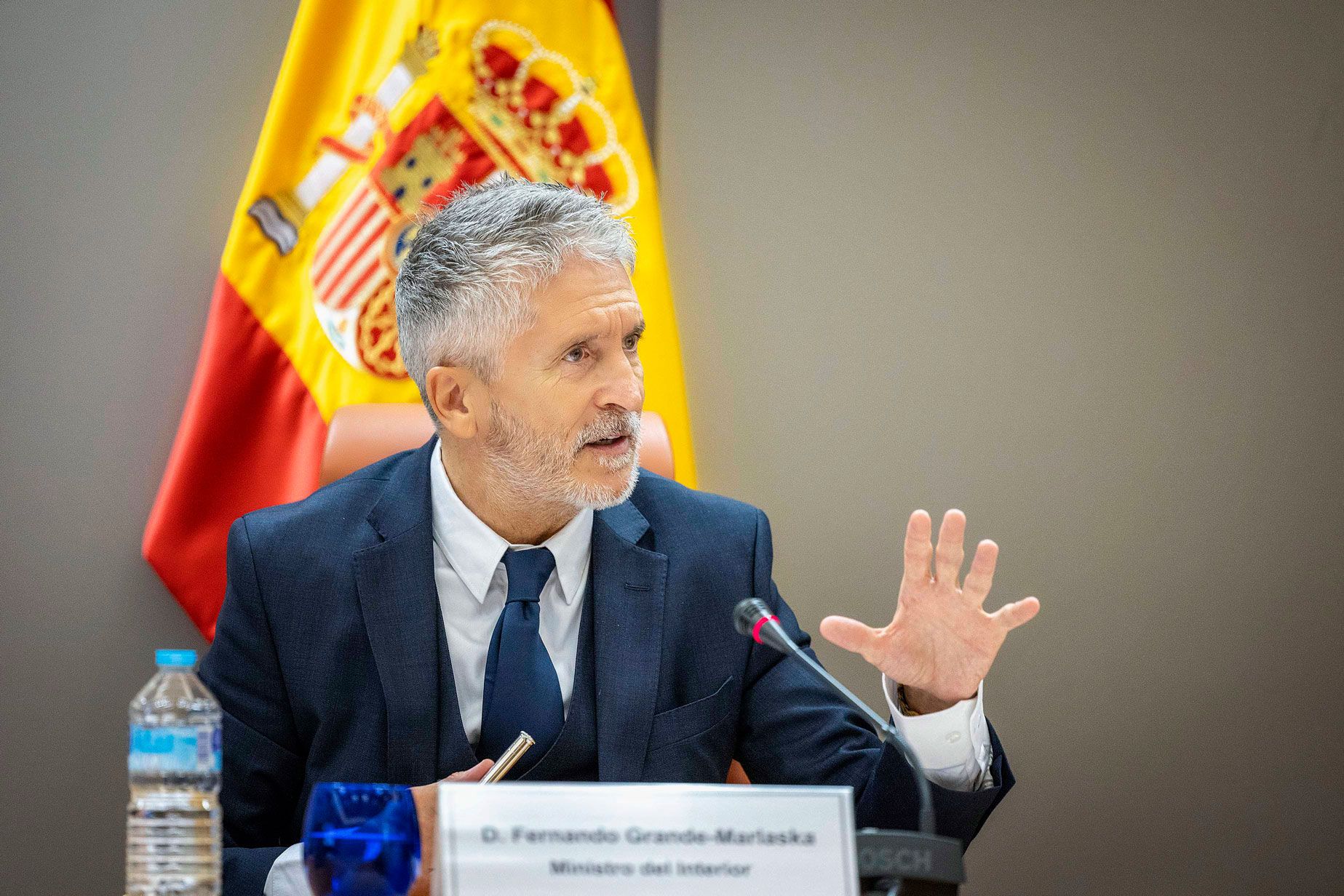 Balance de siniestralidad vial verano 2024 presentado por el ministro del Interior, Fernando Grande Marlaska