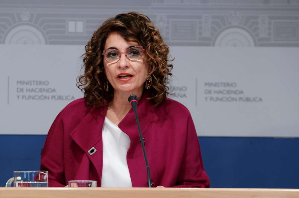 La ministra de Hacienda, María Jesús Montero.