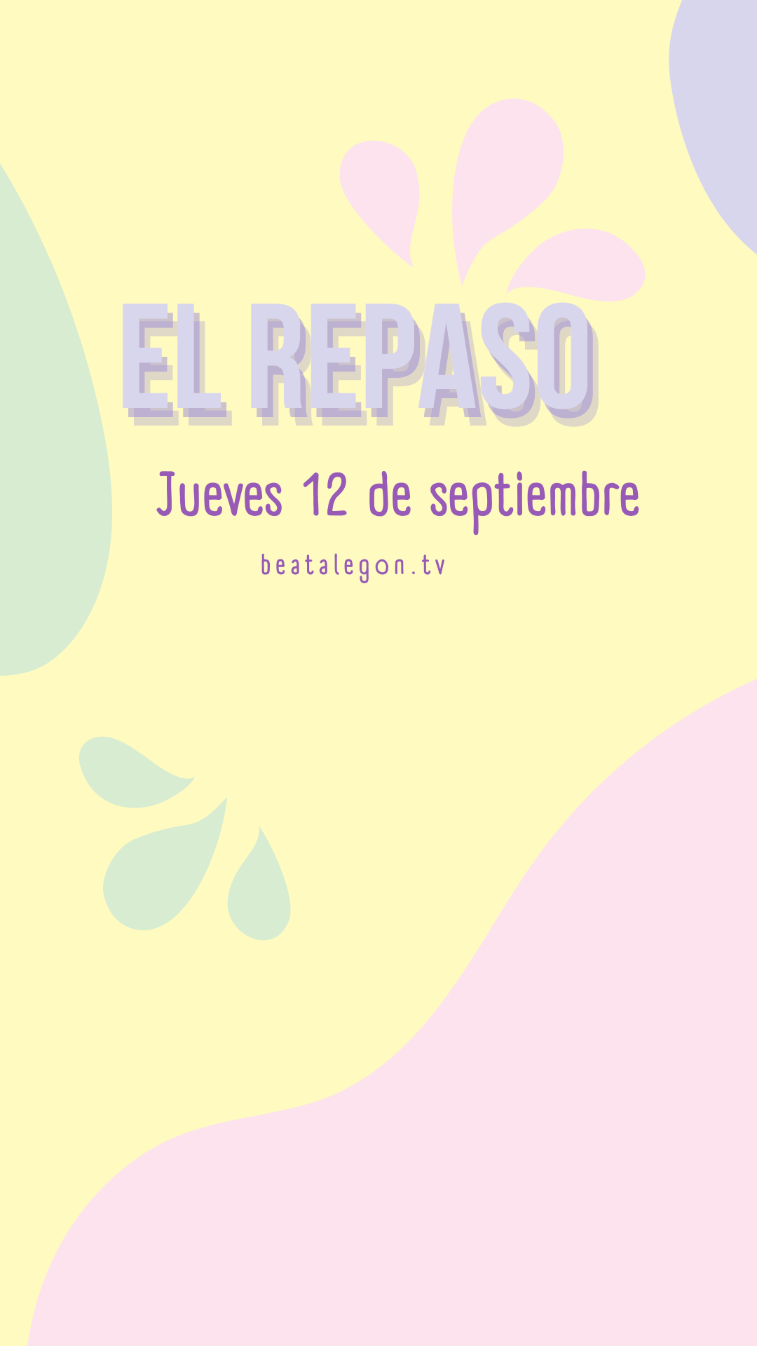 El Repaso del jueves 12 de septiembre