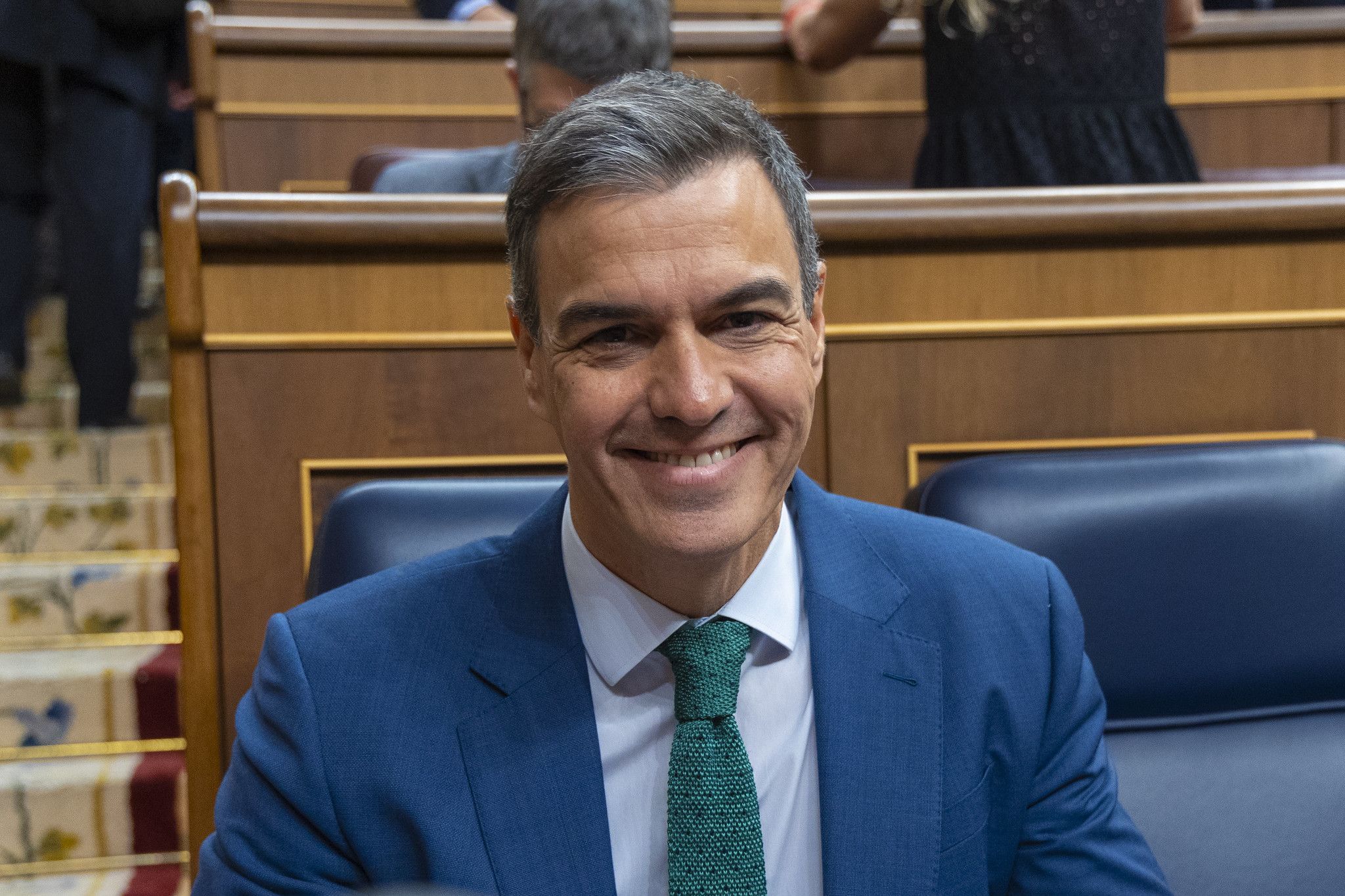 Pedro Sánchez en su escaño del Congreso de los Diputados | Foto: Flickr PSOE