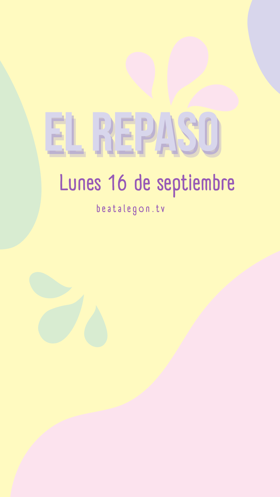 Lunes 16 septiembre