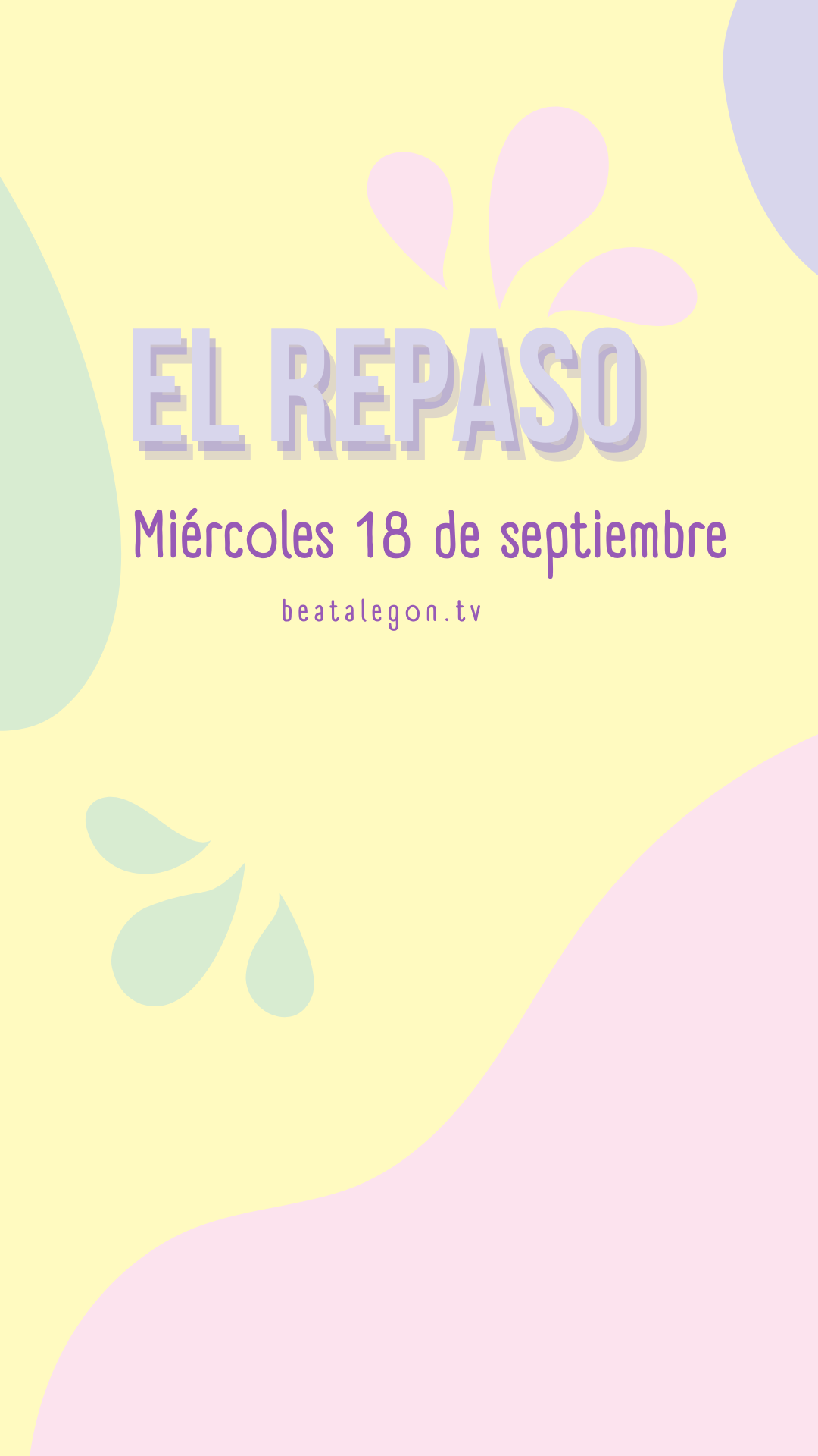 El Repaso del miercoles 18 septiembre