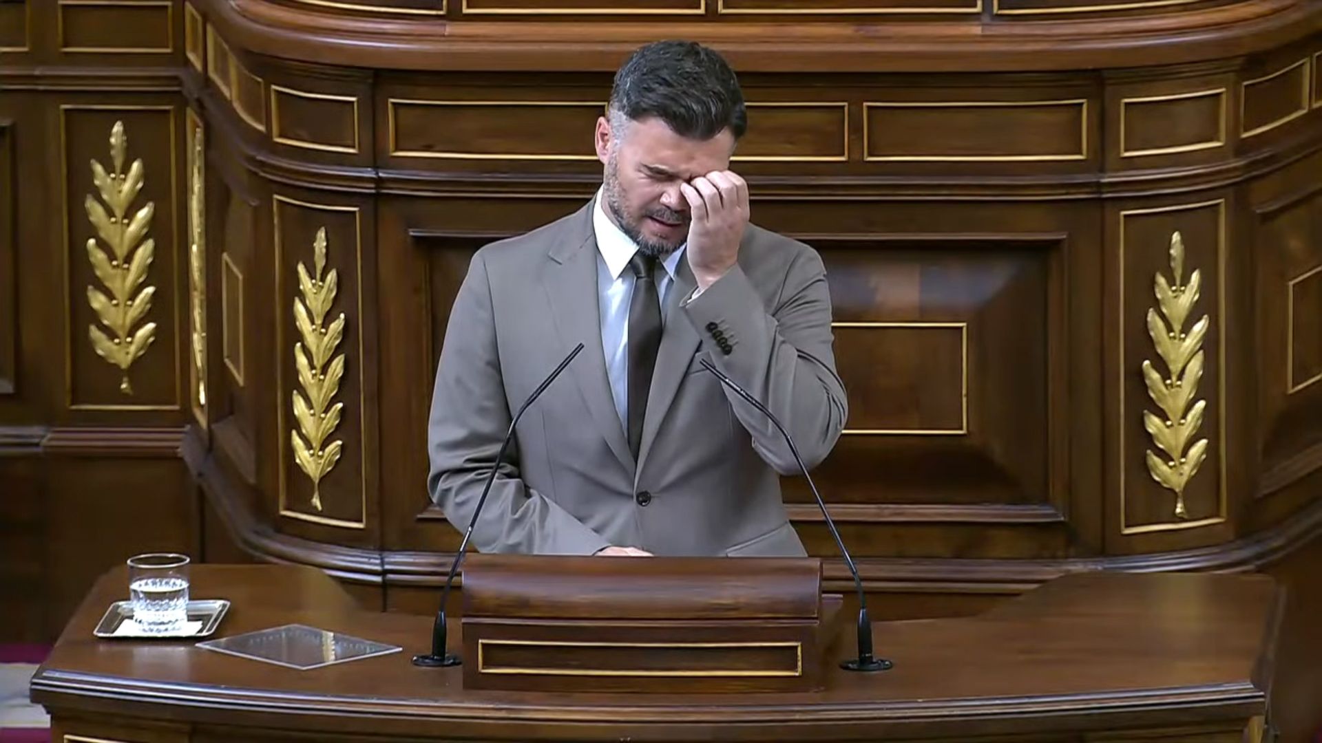 Gabriel Rufián, posrtavoz de ERC