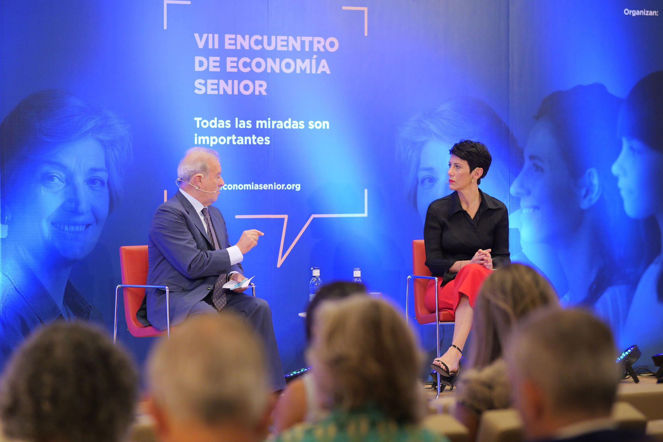 La ministra de Seguridad Social y Migraciones, Elma Saiz en el VII Encuentro de Economía Senior: “Todas las miradas son importantes”