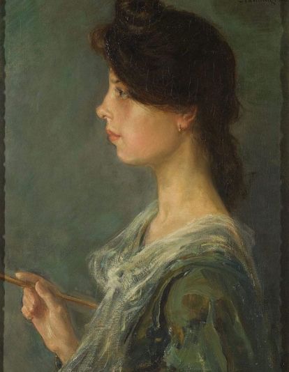 Aurelia Navarro, Una artista, 1906. Museo Nacional del Prado.