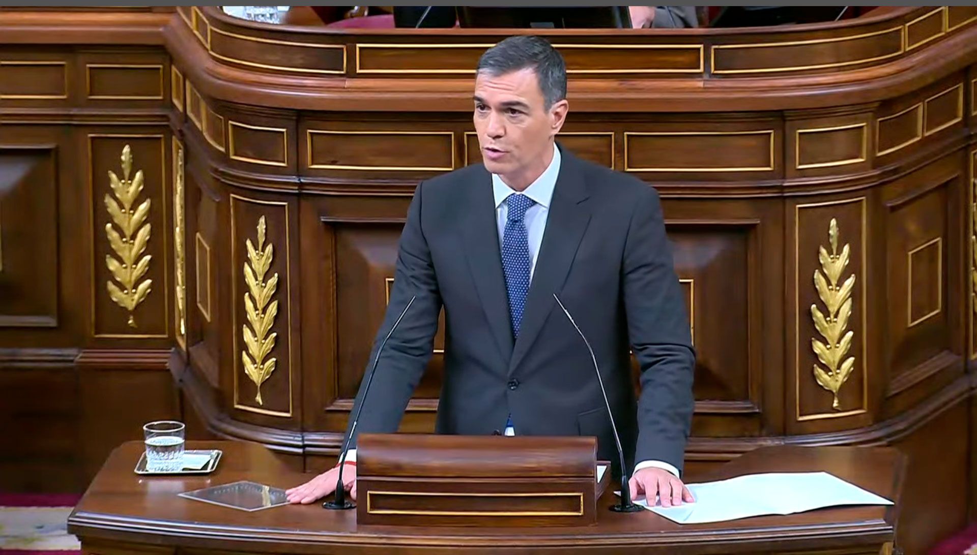 Pedro Sánchez, presidente del Gobierno en el Congreso