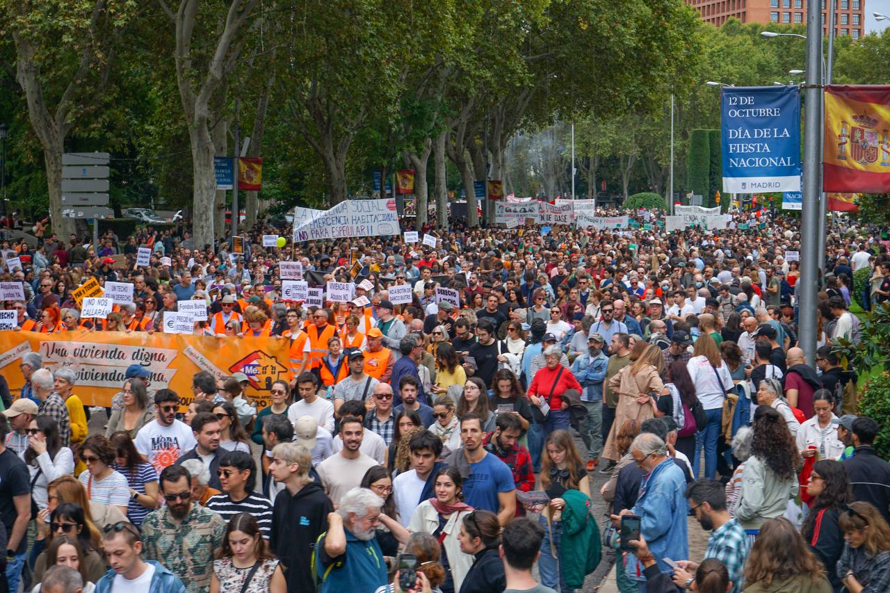 Manifestación de Madrid por el Derecho de la Vivienda | Foto: Agustín Millán