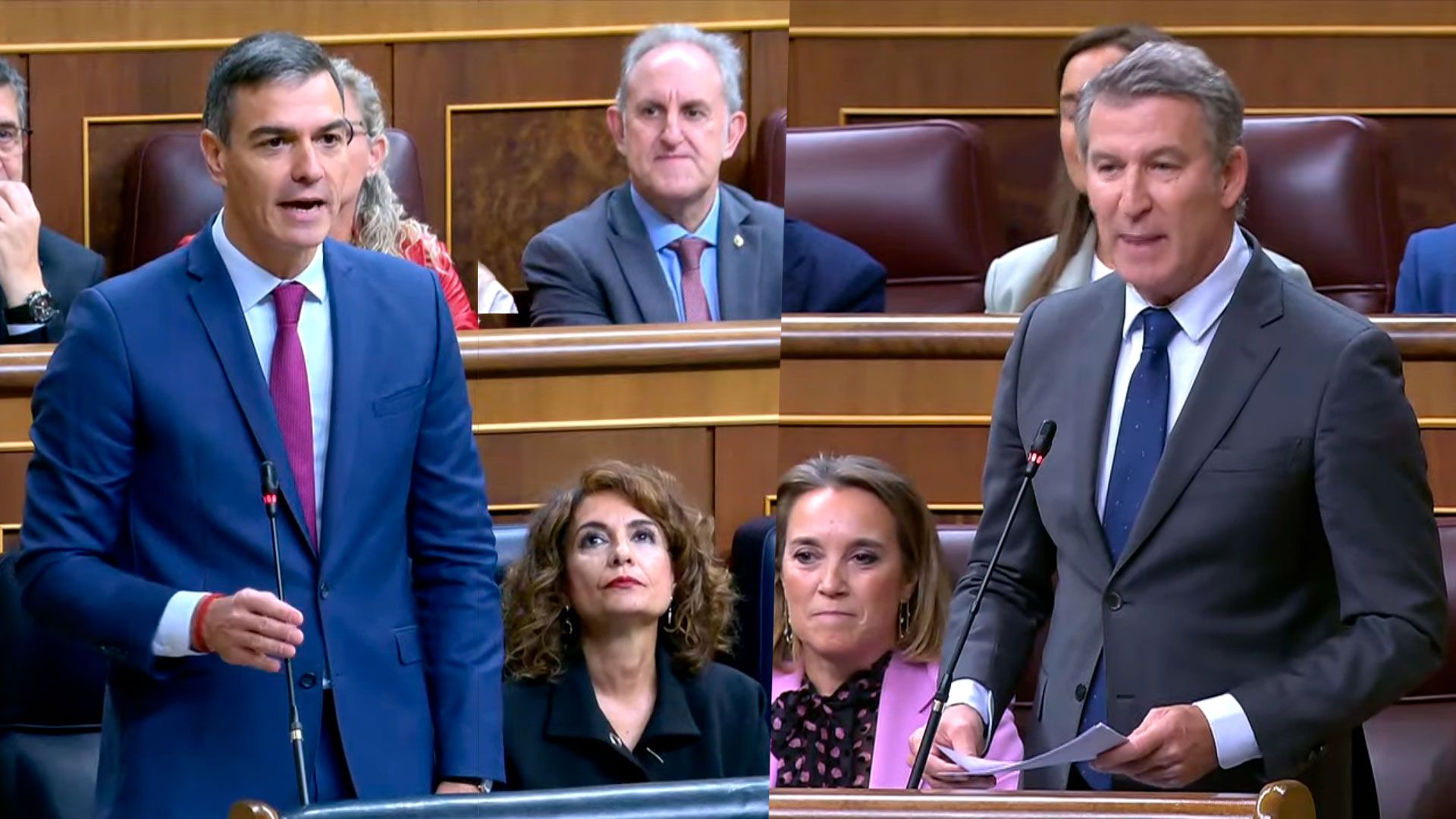 En la sesión de control del Congreso de este miércoles, la tensión ha alcanzado un nuevo nivel entre Pedro Sánchez y Alberto Núñez Feijóo