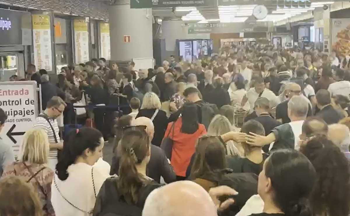 Caos en la estación de Atocha durante el fin de semana.