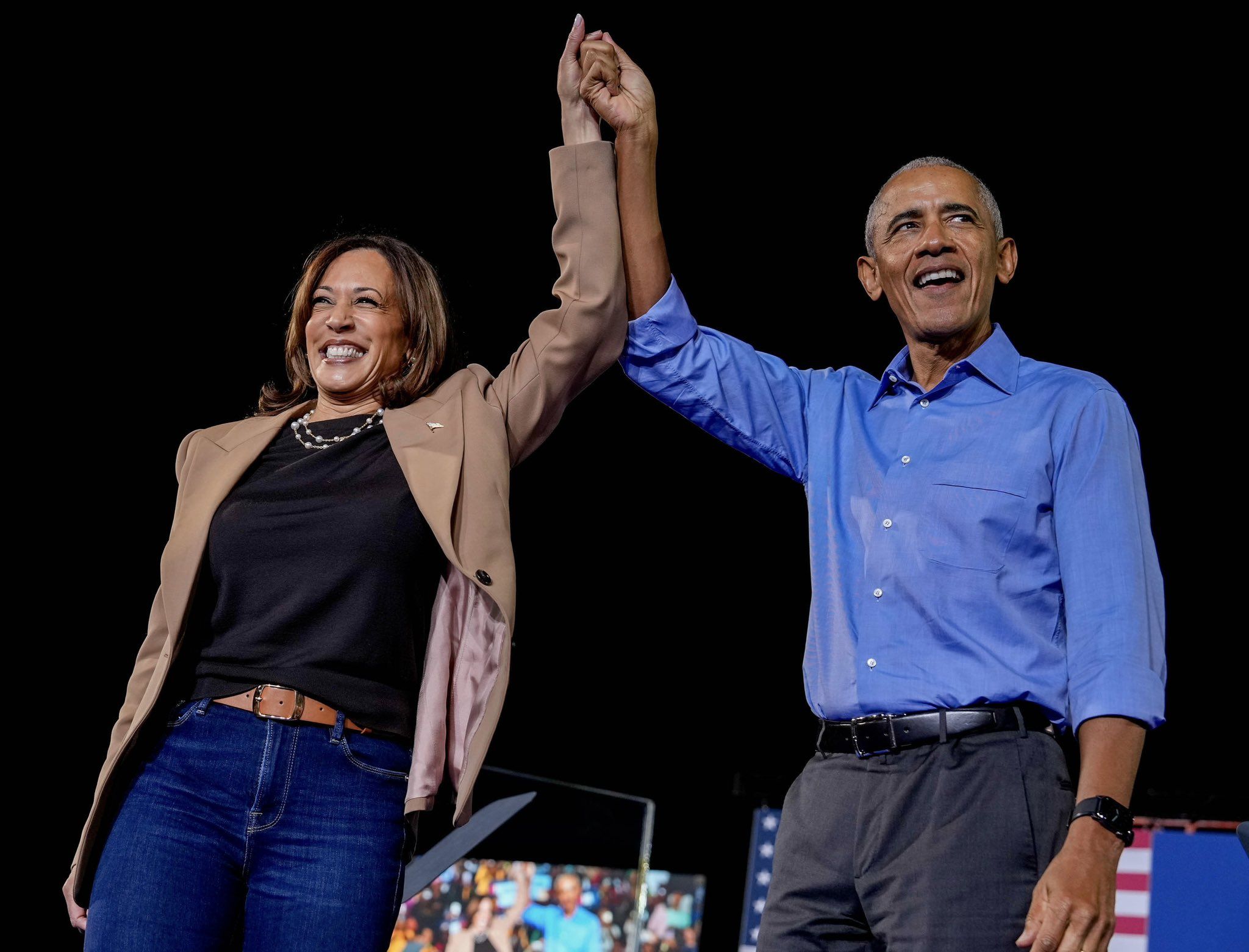 Obama se lanza a apoyar a Kamala Harris en un vibrante mitin en Georgia