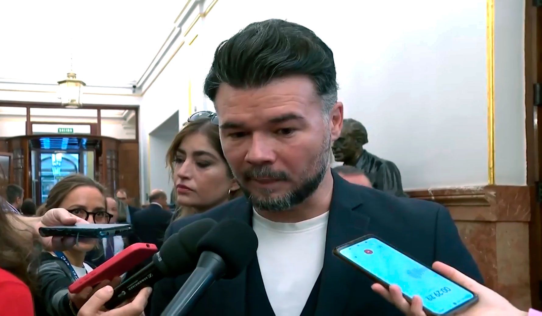 Gabriel Rufián, portavoz de ERC en el Congreso