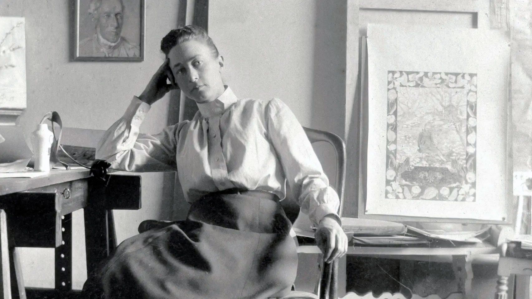 Retrato de Hilma af Klint. Foto: The Hilma af Klint Foundation, Estocolmo, HaK 1252 ©The Hilma af Klint Foundation, Bilbao 2024