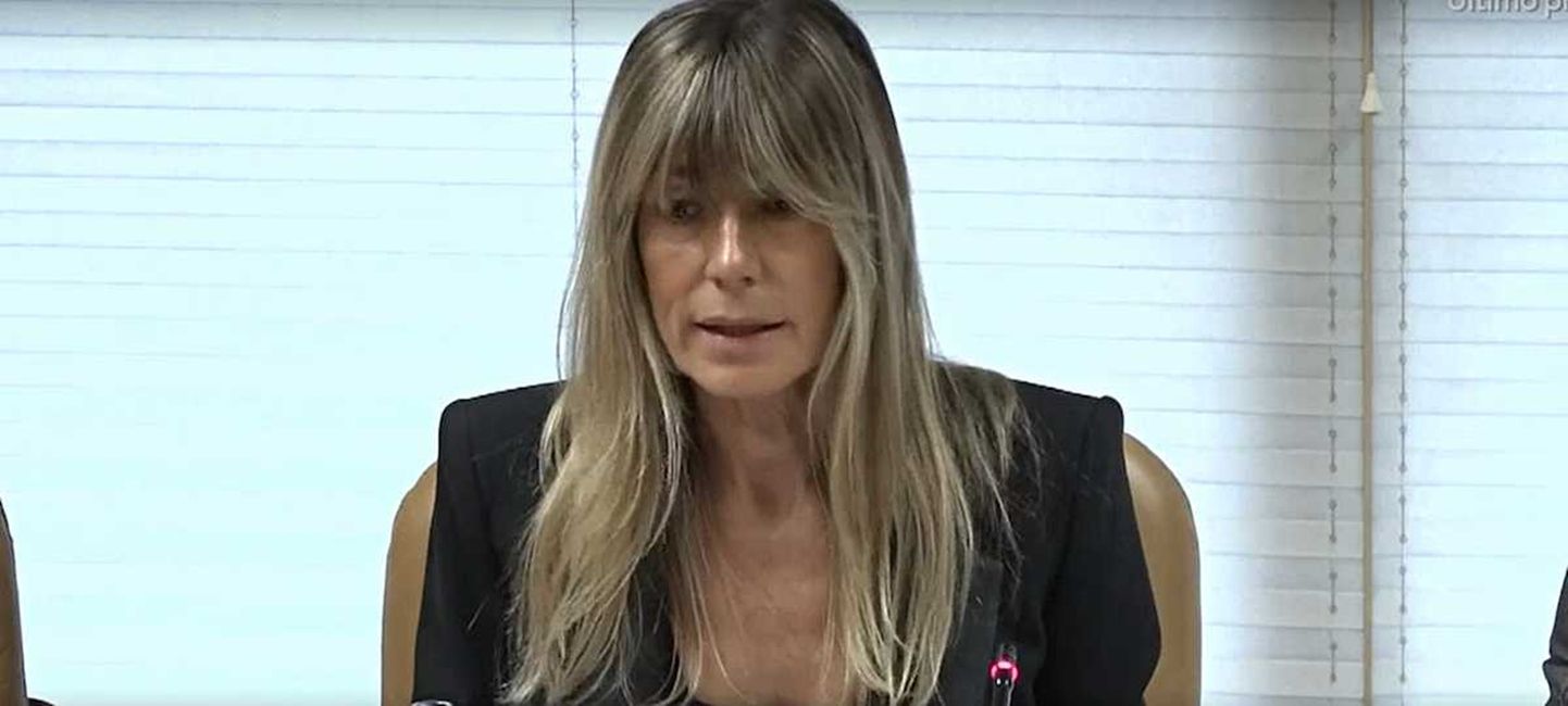 Begoña Gómez en la comisión de la Asamblea de Madrid.