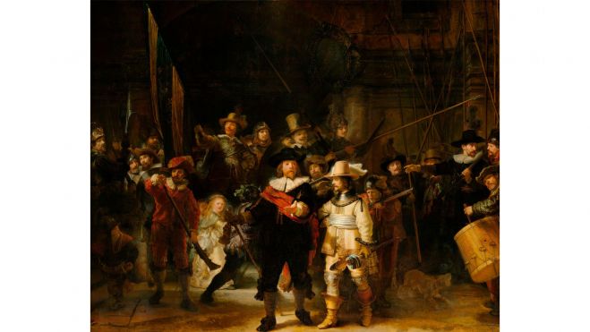 La ronda de noche, por Rembrandt van Rijn