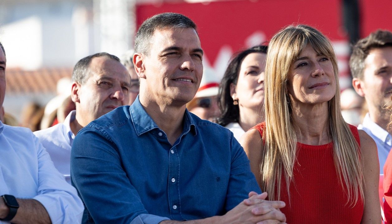 Pedro Sánchez y Begoña Gómez en una imagen de archivo.