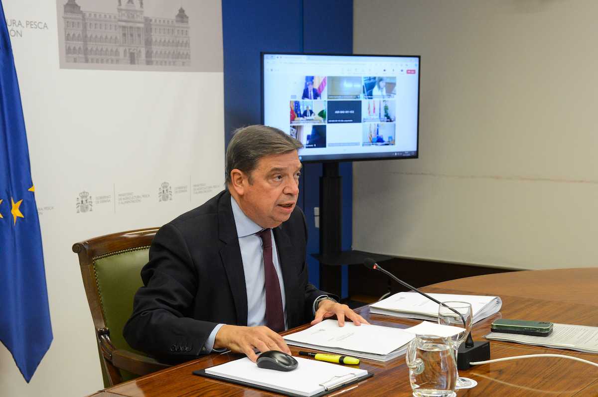 Luis Planas, ayer, en los Consejos Consultivos de Política Agrícola y Política Pesquera para Asuntos Comunitarios. | Foto: Pool Moncloa