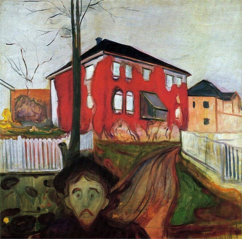 Edvard Munch, Red Virginia Creeper, 1898 1900, oil on canvas, Munch Museum, Oslo