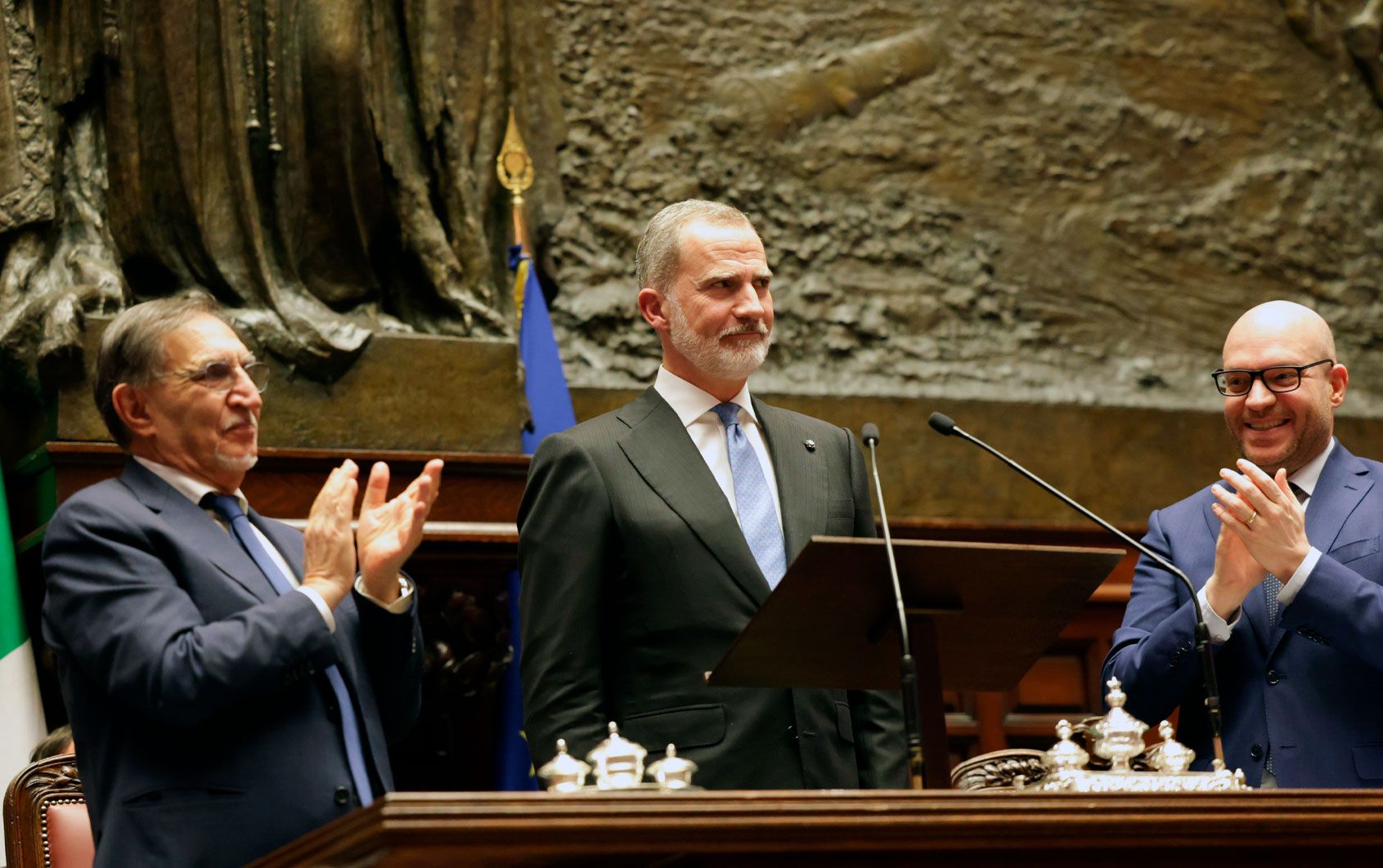 Palabras de S.M. el Rey Felipe VI ante los Diputados y Senadores en el Parlamento Italiano