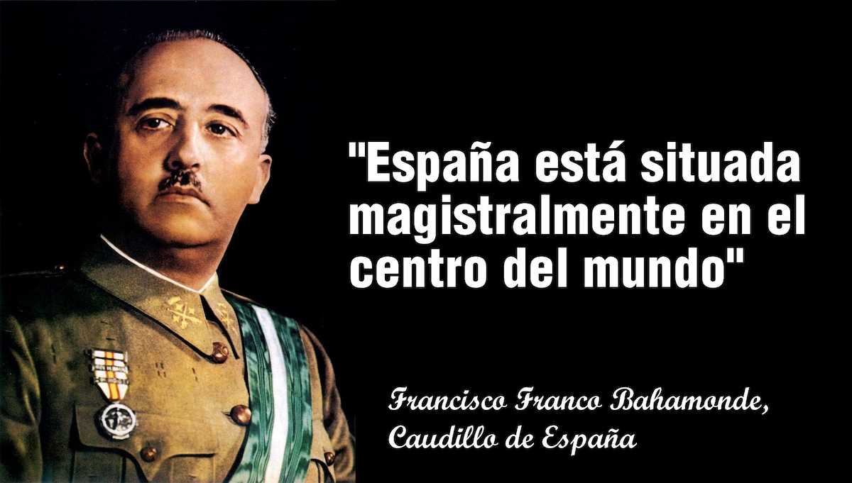 Un meme sobre Franco que circula por las redes sociales para blanquear la dictadura fascista.