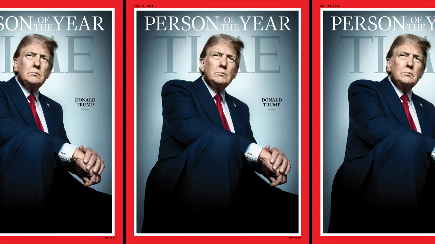 Trump persona del año en la revista Time