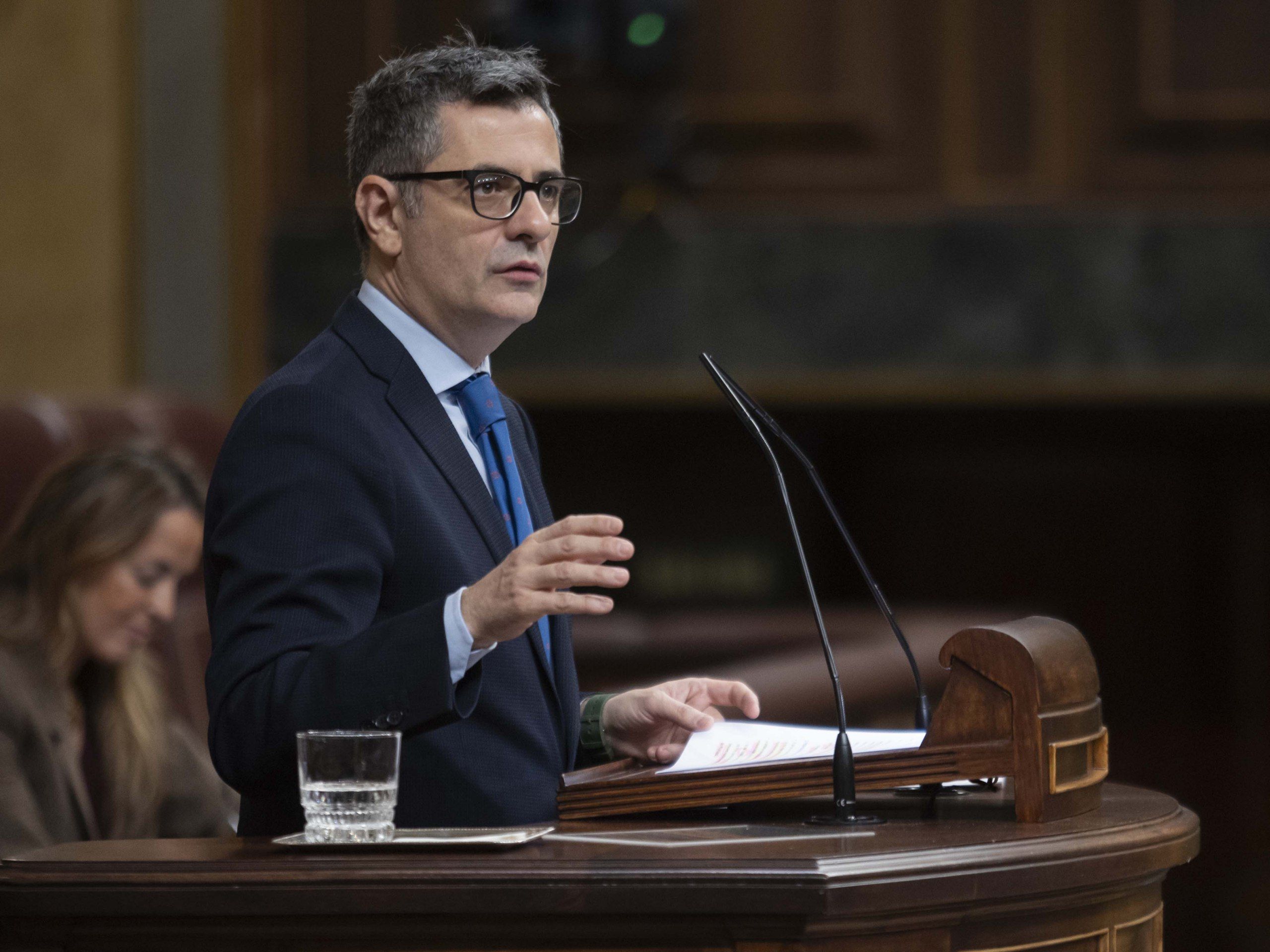 Félix Bolaños, ministro de la Presidencia, Justicia y Relaciones con las Cortes, foto Congreso