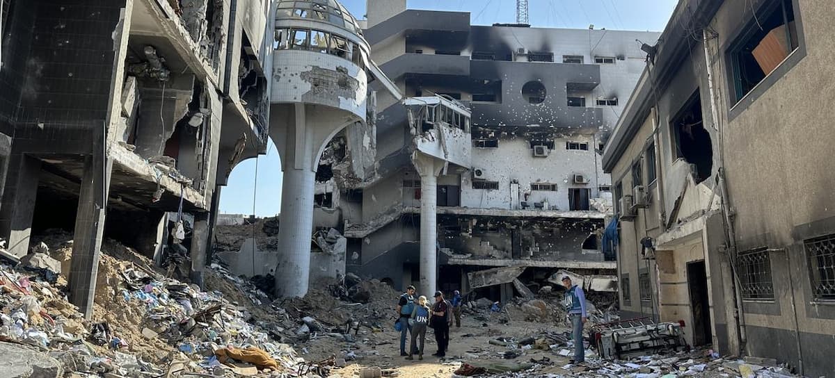 Ruinas del bombardeado hospital Al-Shifa en Gaza a manos de Israel | Foto: UNFPA/Dominic Allen