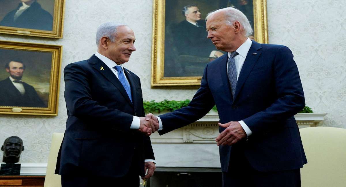 Joe Biden y Benjamín Netanyahu en una imagen de archivo.