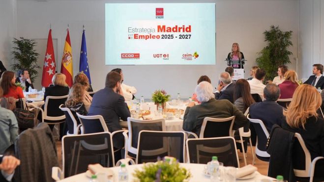 Los sindicatos y la patronal firman con la Comunidad de Madrid la Estrategia Madrid por el Empleo 2025/27