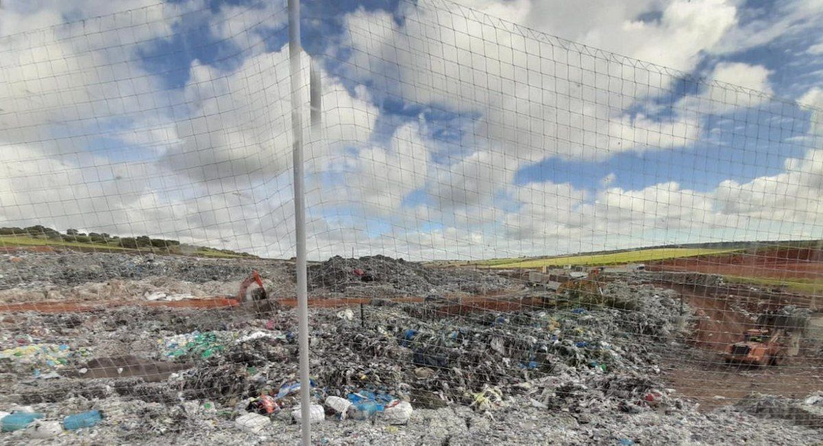 Macrovertedero de Almonacid del Marquesado, cuyo cierre piden los ecologistas.