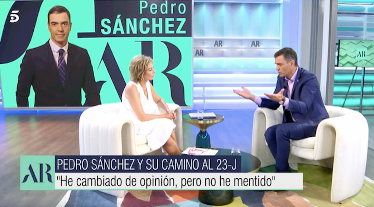 Entrevista Ana Rosa Pedro Sánchez