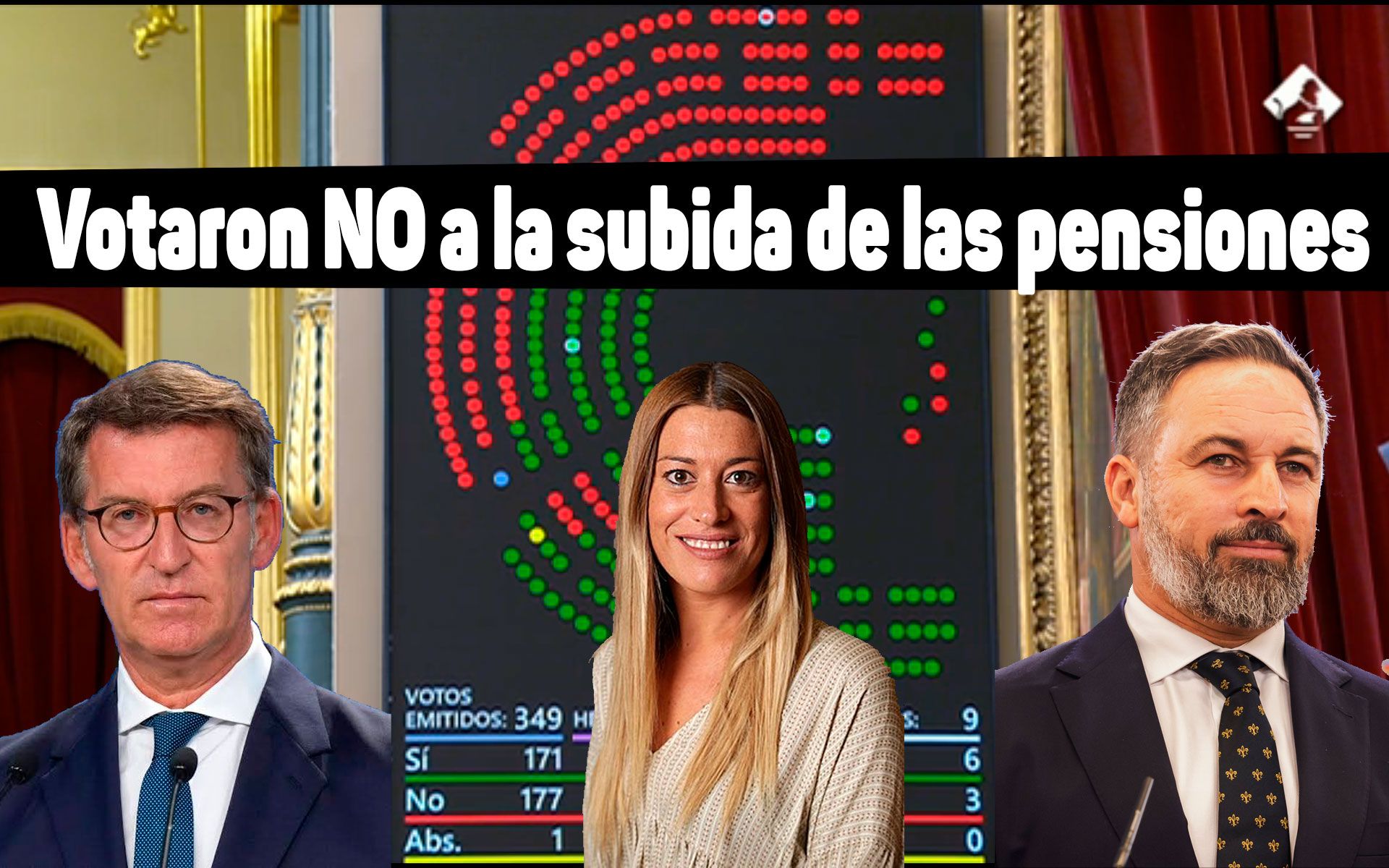 El PP, Junts y Vox votan contra la subida de pensiones y desatan movilizaciones sindicales en defensa del escudo social