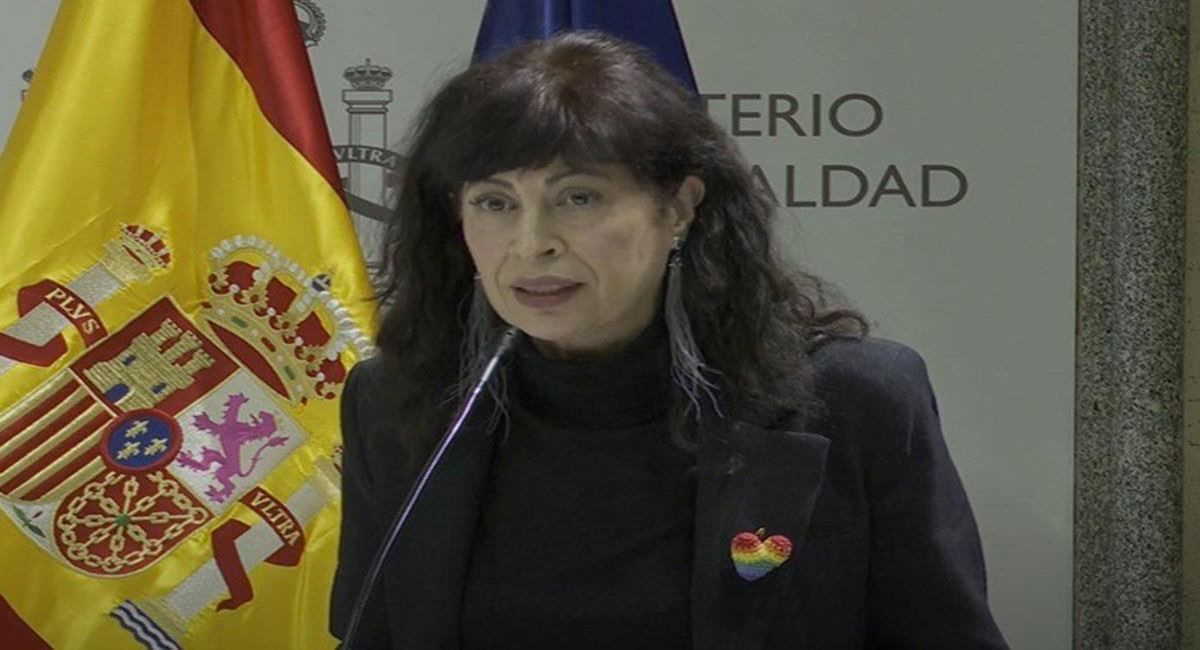 La ministra de Igualdad, Ana Redondo, interviene en la presentación del estudio 'La situación de las personas LGTBI+ con discapacidad en España'. | Foto: Pool Moncloa