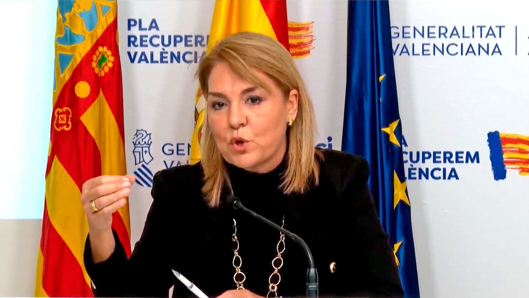 La vicepresidenta portavoz del Consell, Susana Camarero