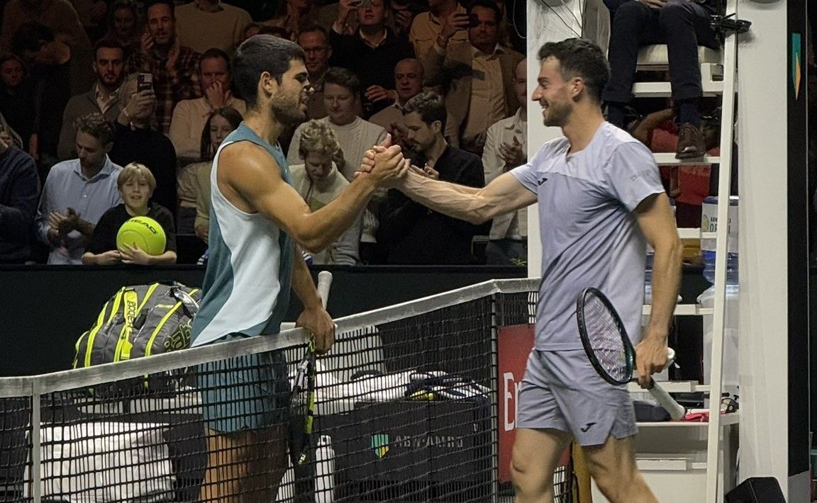 Alcaraz y Pedro Martínez en Rotterdam