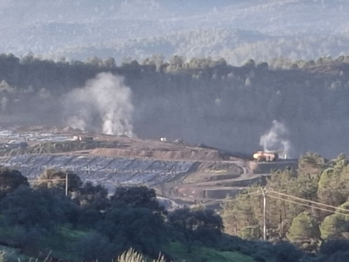 Incendio vertedero Nerva