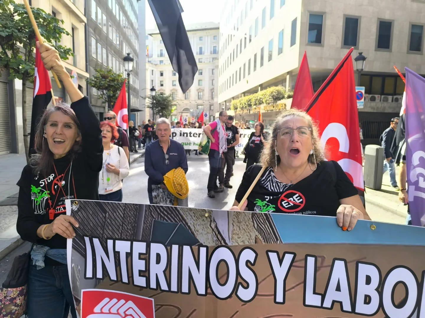 Interinos: Manif