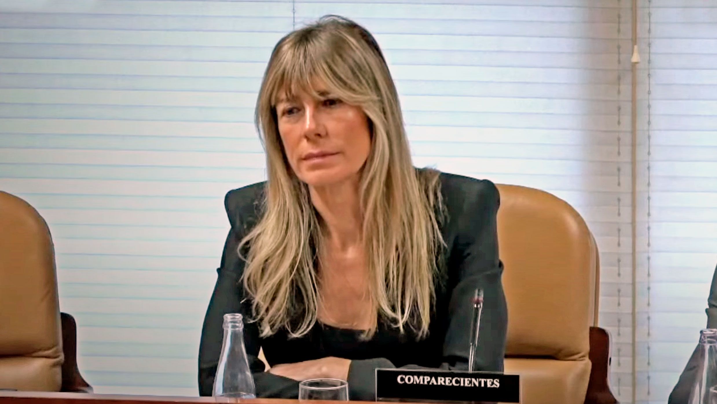 Begoña Gómez, esposa del presidente del Gobierno, Pedro Sánchez, en su comparecencia en la comisión de la Asamblea de Madrid, el 22 de noviembre