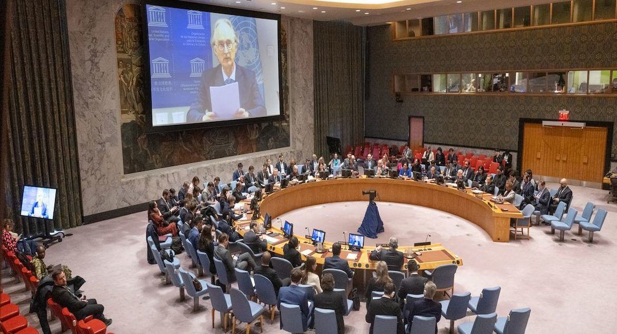 El enviado especial de la ONU para Siria, Geir Pedersen, informa al Consejo de Seguridad vía teleconferencia y recalca la idea de una transición inclusiva. | Foto: ONU/Eskinder Debebe