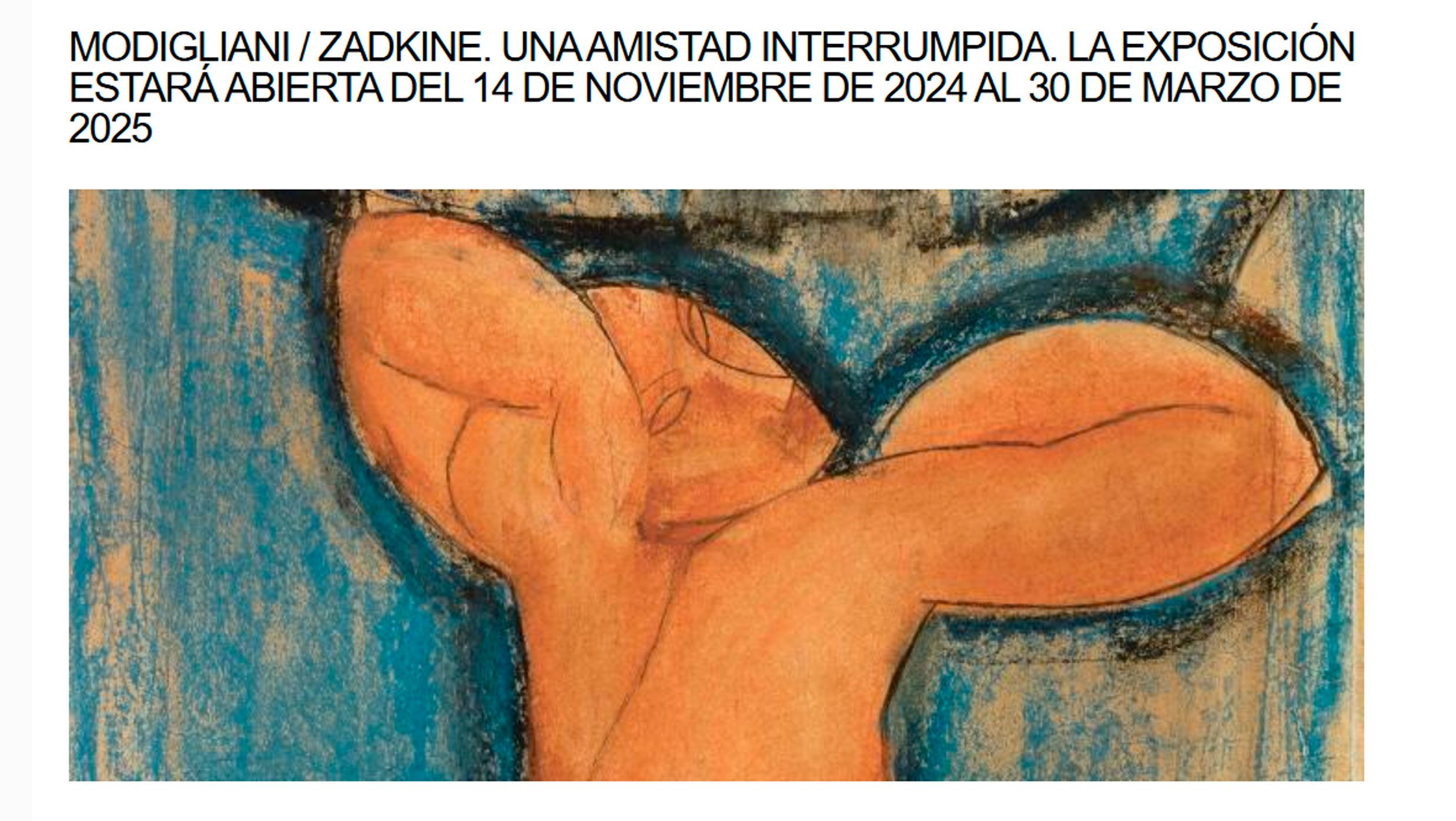 Modigliani Zadkine: Una amistad interrumpida