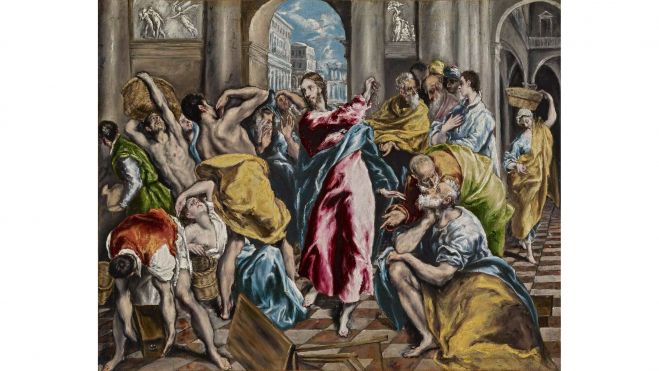 'La purificación del templo', de El Greco, autor descubierto en Estados Unidos a finales del siglo XIX