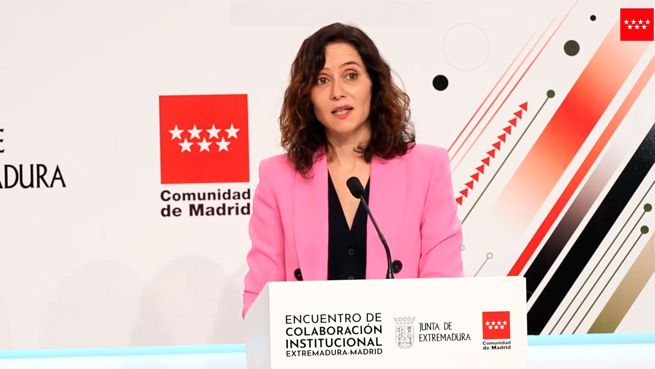 Isabel Díaz Ayuso en Extremadura