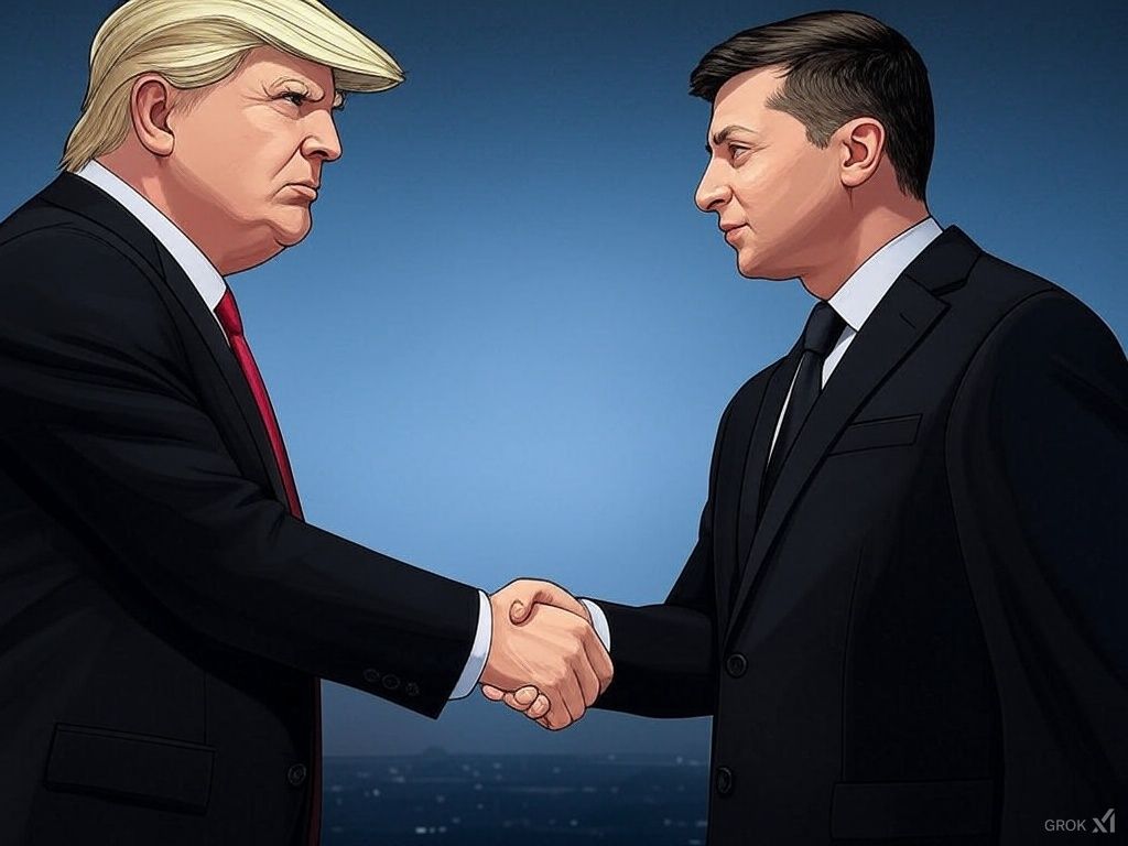 Trump recibe a Zelenski para poner fin al conflicto con Rusia 