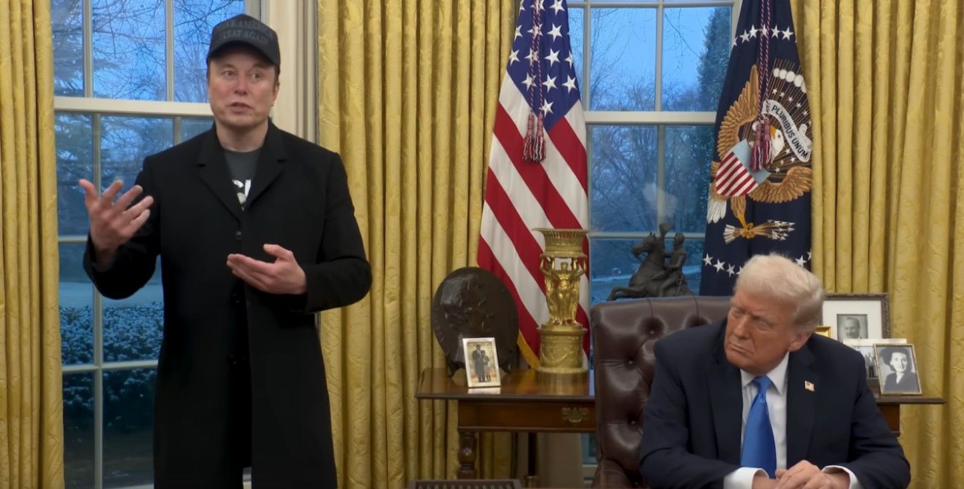 Trump y Musk en el Despacho Oval.