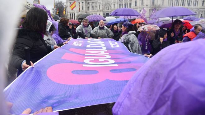 Manifestación en Madrid por el Día de la Mujer, foto Agustín Millán