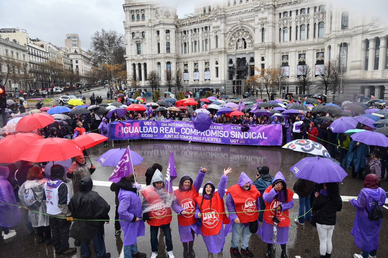 Manifestación en Madrid por el Día de la Mujer, foto Agustín Millán